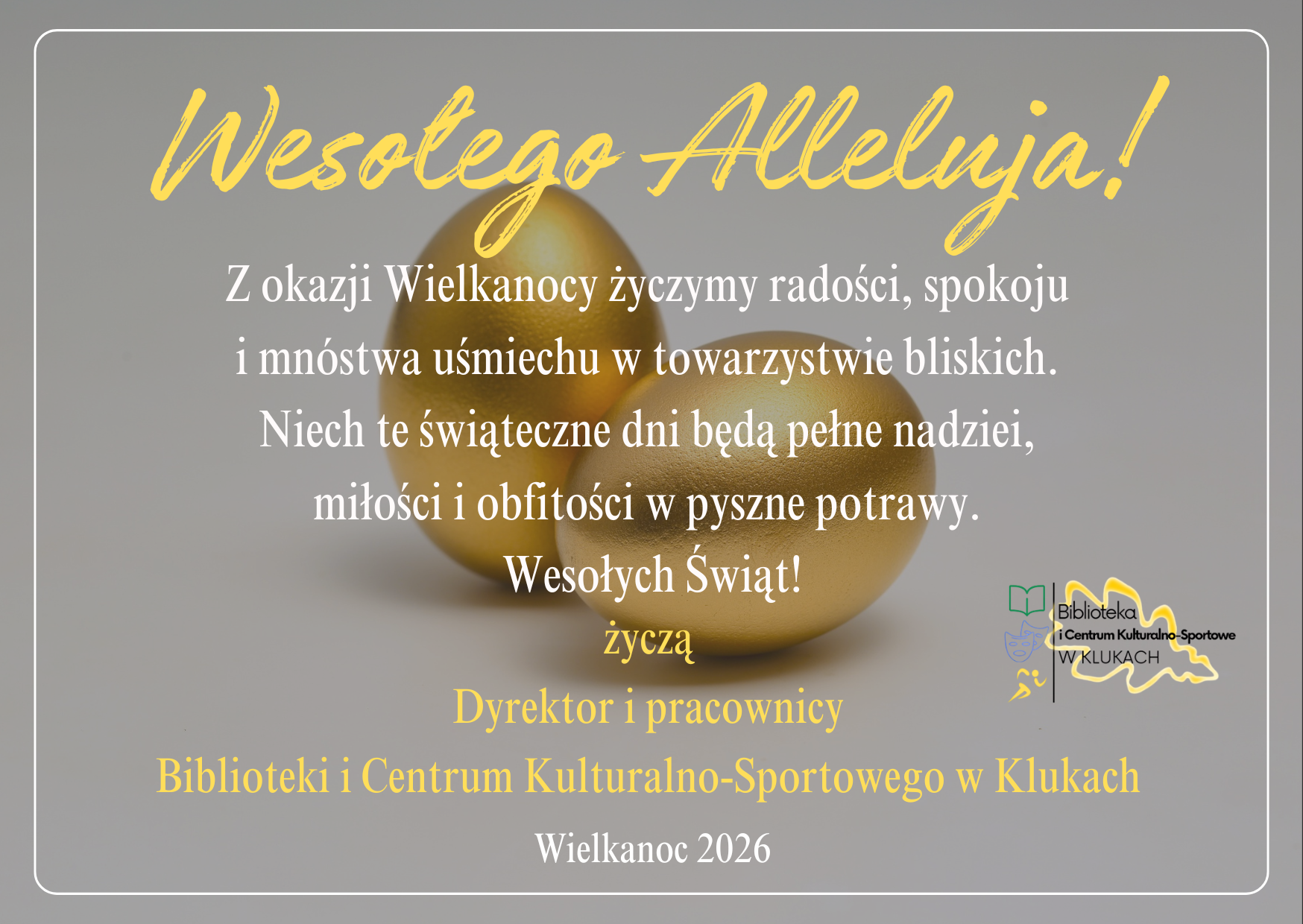 kartka z&nbsp;życzeniami wielkanocnymi